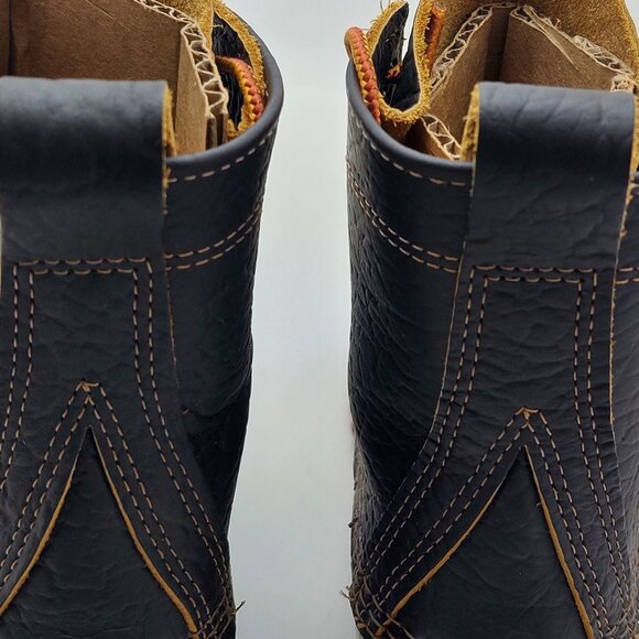 LL Bean Bison Leather Boots for Women - Size 7 - Picture 9 of 13